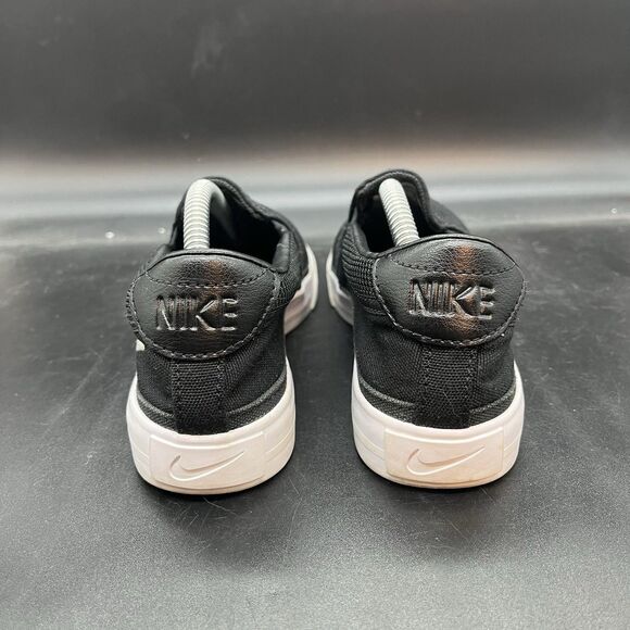 Nike Court Legacy CW6540-002 Black Slip On Shoes Sneakers Women’s Size 5.5 - Picture 4 of 7